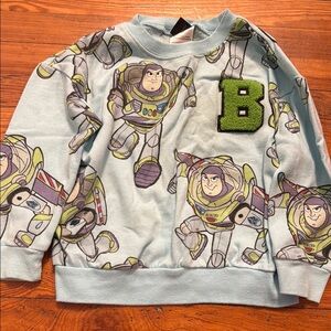 Buzz Lightyear Light Blue Crewneck Sweatshirt